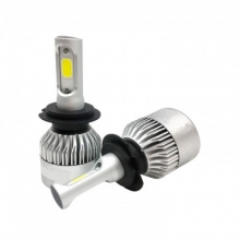 KIT Bombillas LED COB H7 20W para coche o moto